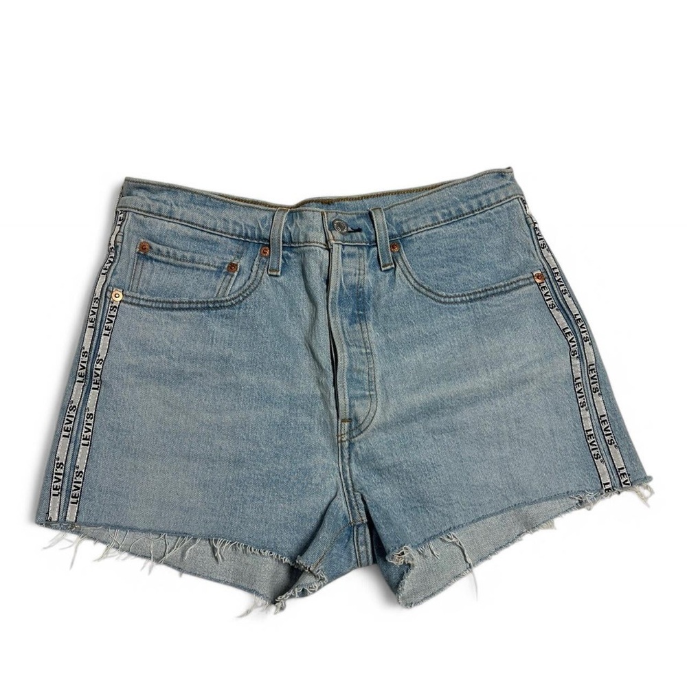 Levi's Retro Style 501 High Waist Shorts With Levi’s Tape Stylish NWOT